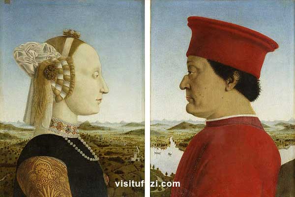 I duchi di Urbino Federico da Montefeltro e Battista Sforza